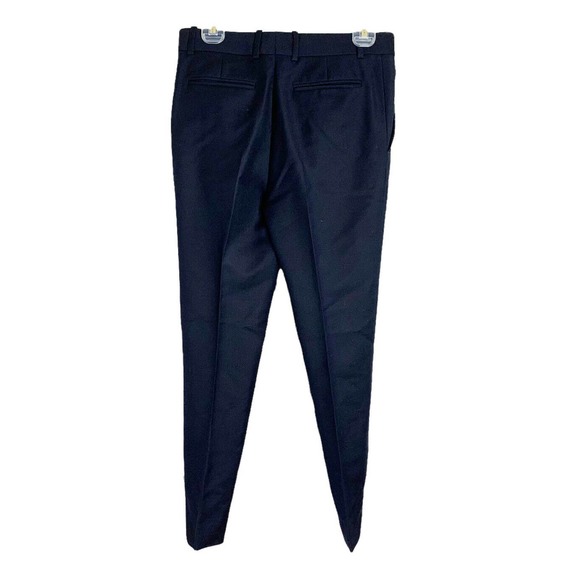 ❌SOLD❌ Celine Women’s Navy Blue High Waisted Wool Trouser Pants Sz 34 - Picture 5 of 11